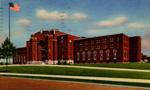 Postcard of Rebuilt Buffalo Masten Avenue Armory